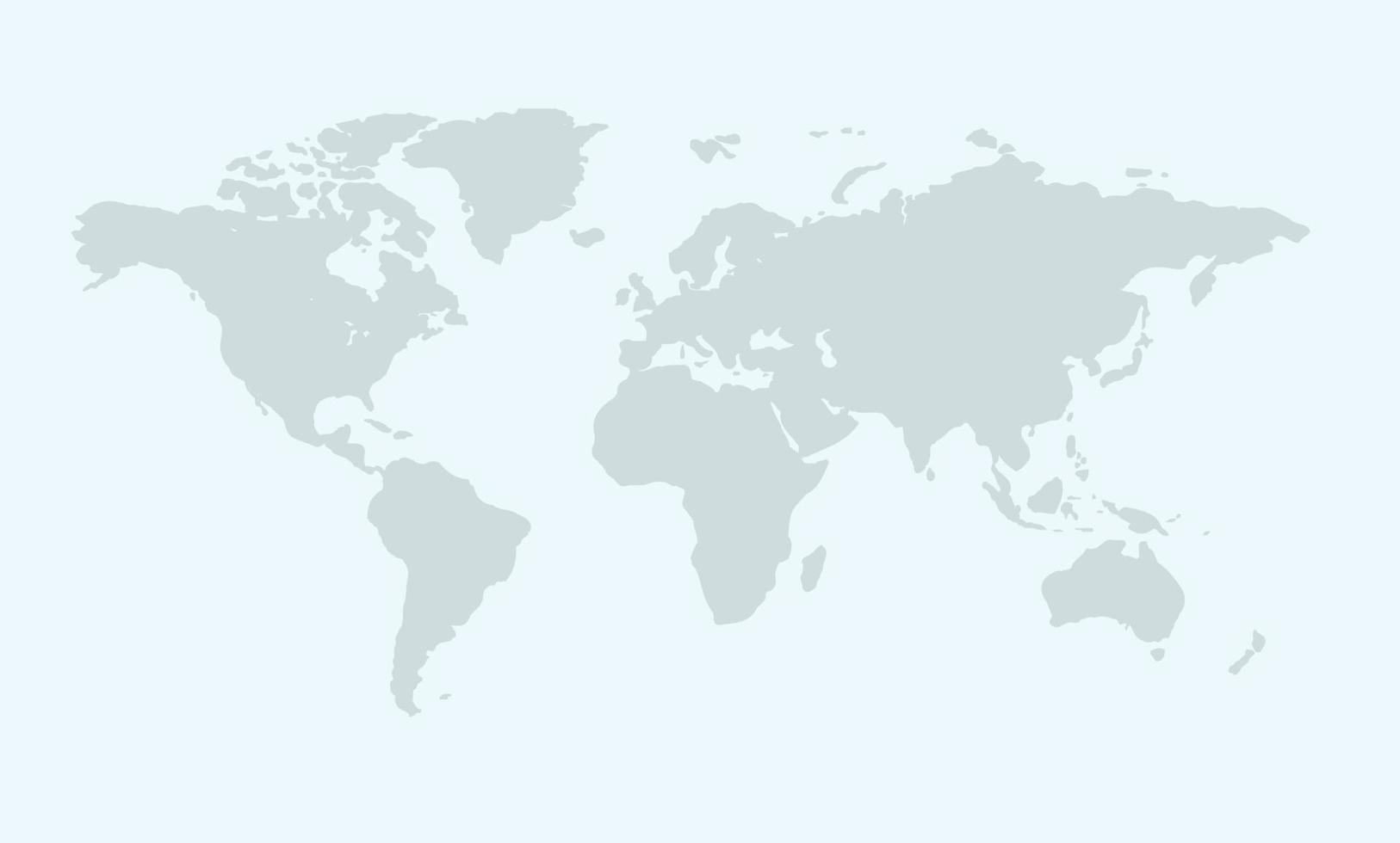 fundo de conceito de mapa do mundo, estilo simples vetor