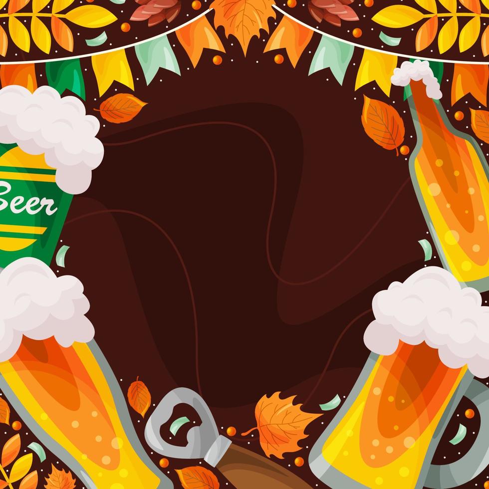 fundo de elementos desenhados à mão do doodle do dia da cerveja vetor