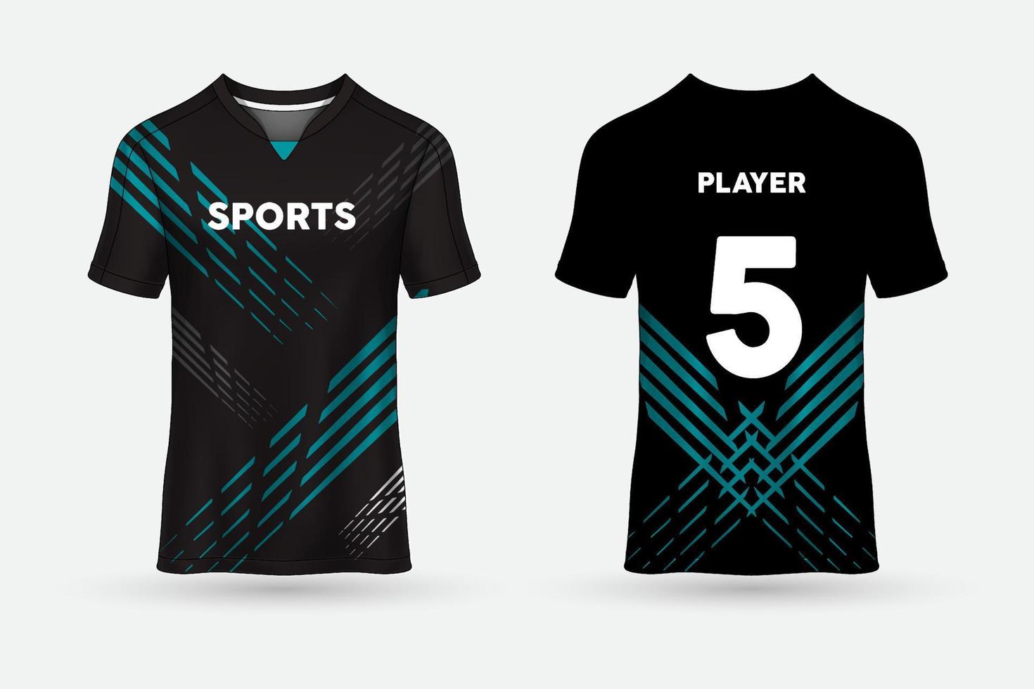 nova ilustração de vetor de camisa de esportes de camisetas de design abstrato