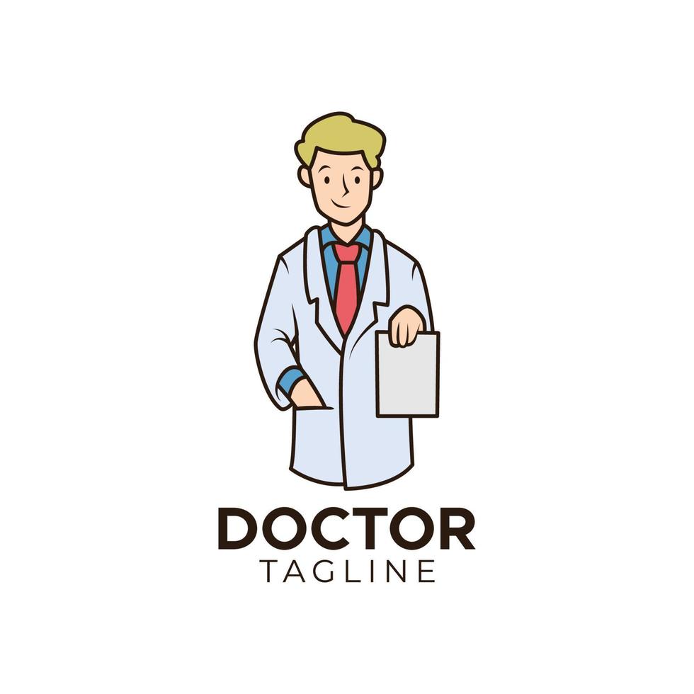 logotipo médico simples vetor