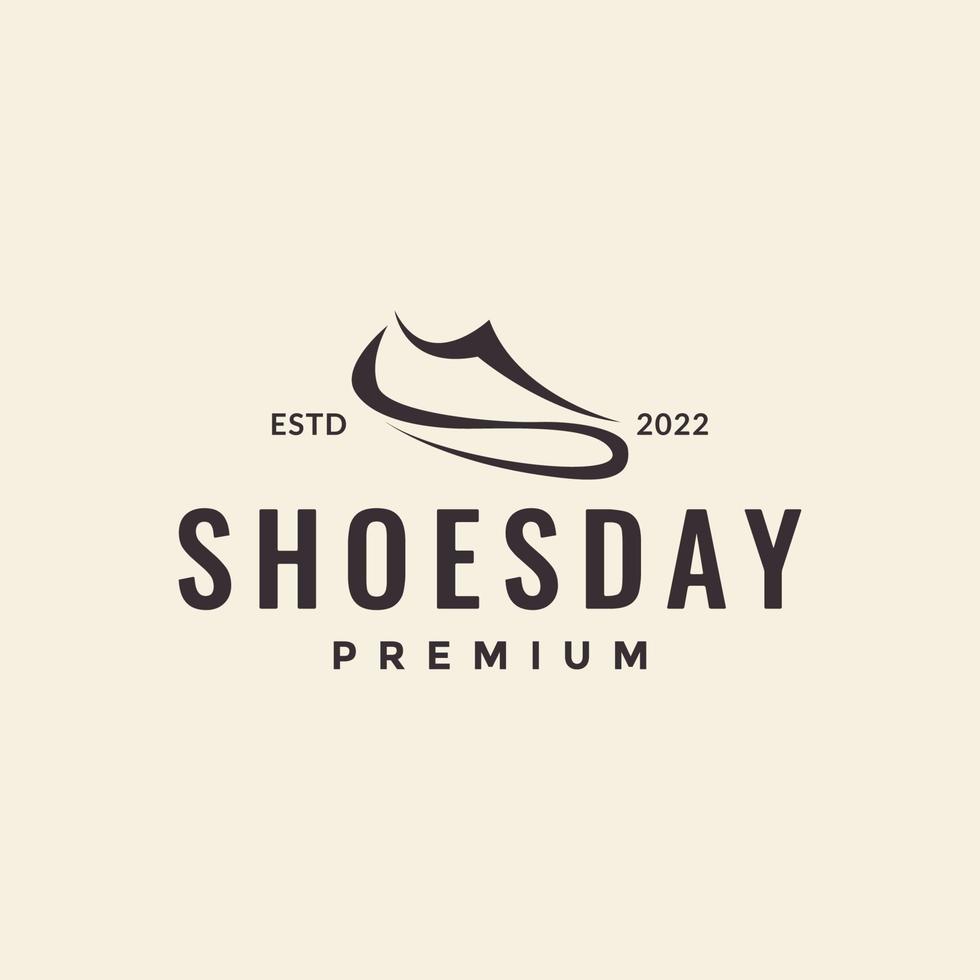forma mínima sapatos skate logotipo design vetor gráfico símbolo ícone ilustração ideia criativa