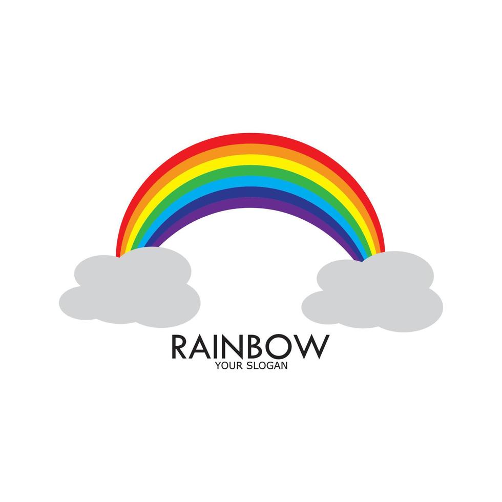 ilustração de ícone de vetor de arco-íris