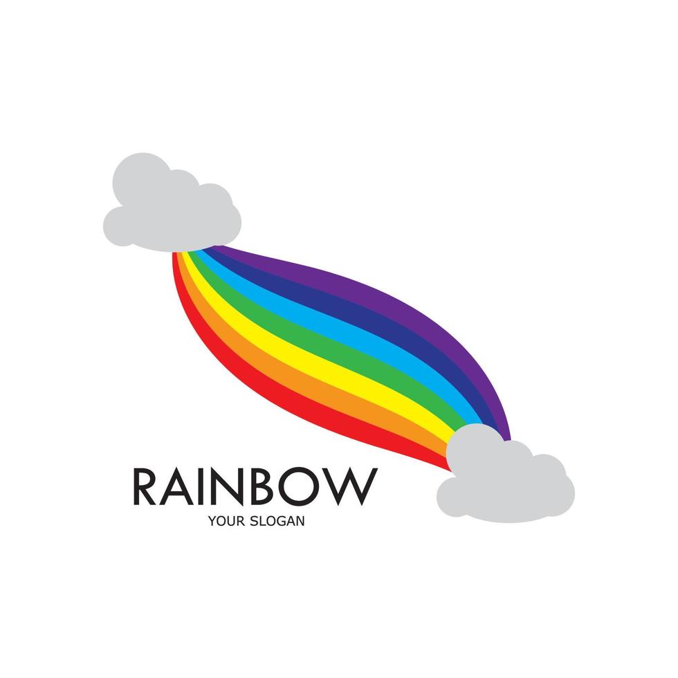 ilustração de ícone de vetor de arco-íris