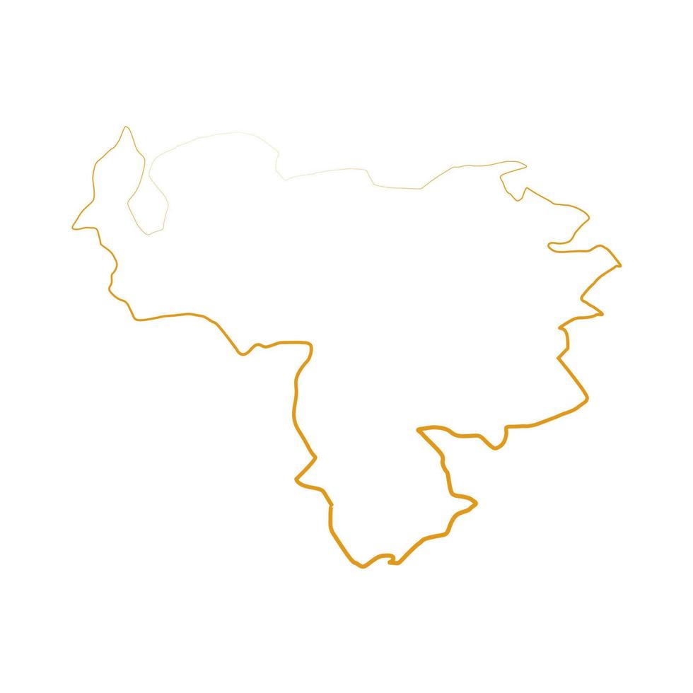 mapa da venezuela ilustrado vetor