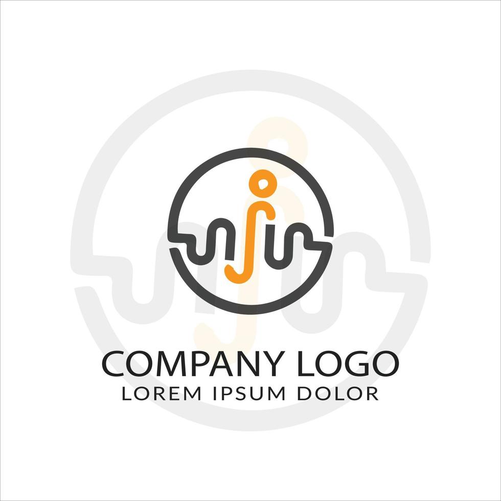 design de marca de logotipo moderno vetor