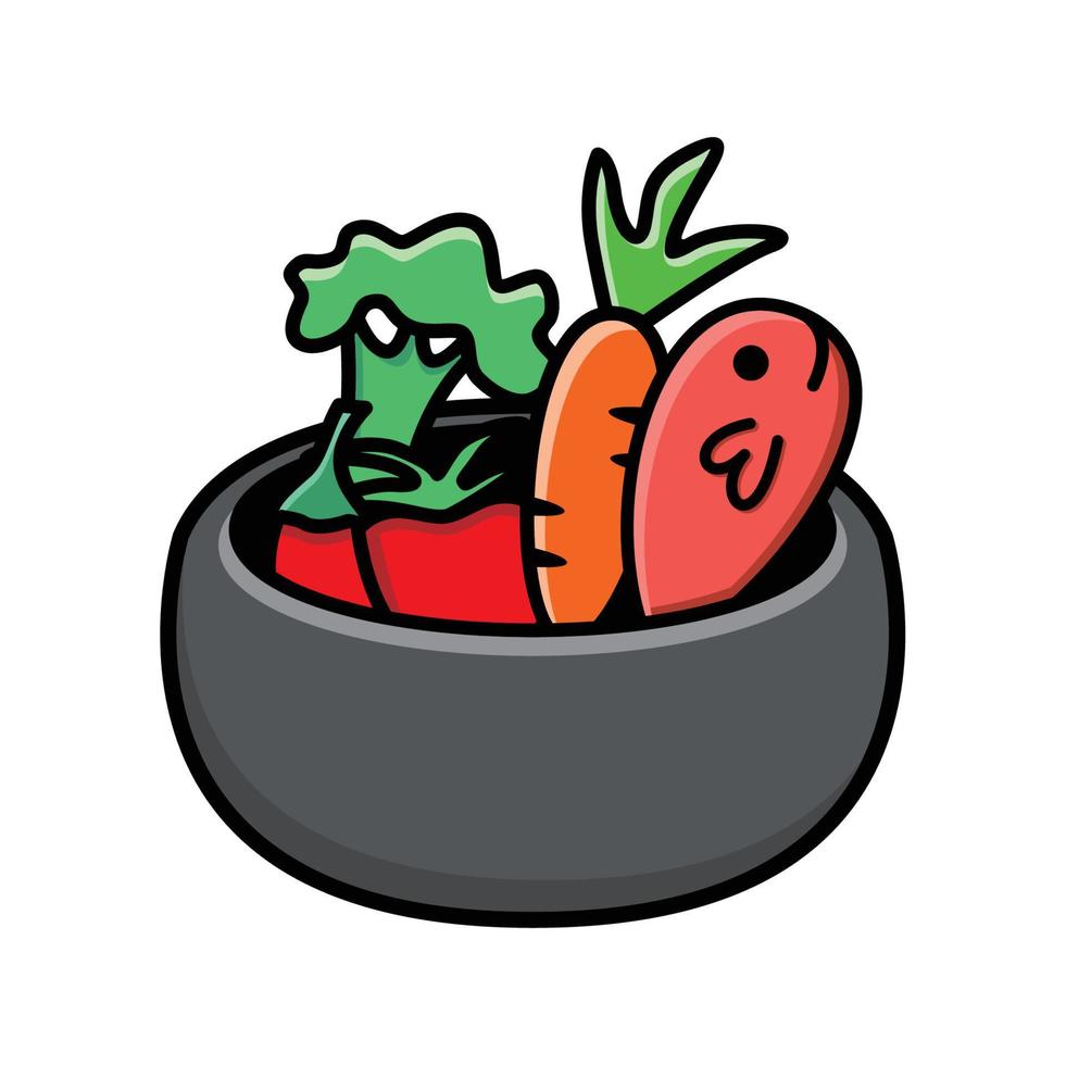 ícone de vetor de vegetais. vetor de alimentos frescos