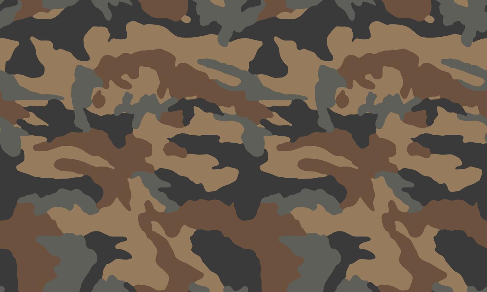 padrão de vetor sem costura de camuflagem militar de textura