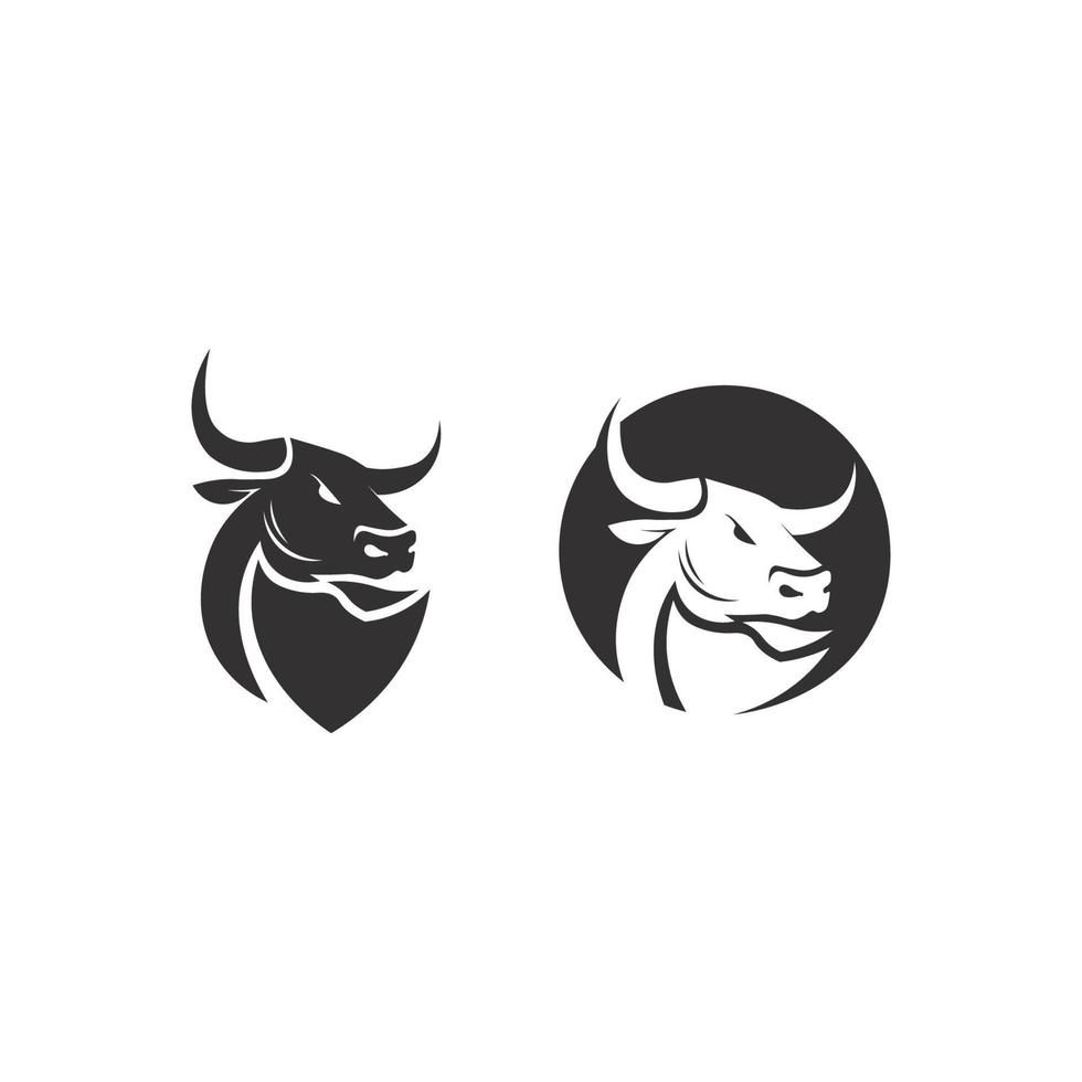 touro cabeça de búfalo vaca animal mascote logo design vector para esporte chifre búfalo animais mamíferos cabeça logo matador selvagem