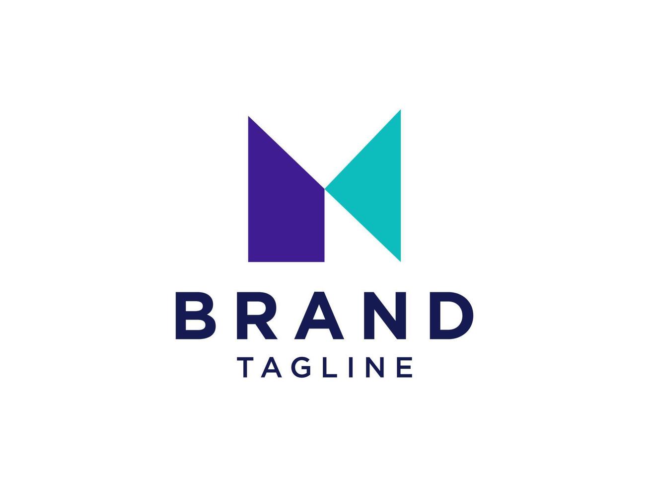 letra inicial azul n logotipo design de logotipo de vetor plano para logotipos de negócios e trabalho em equipe.