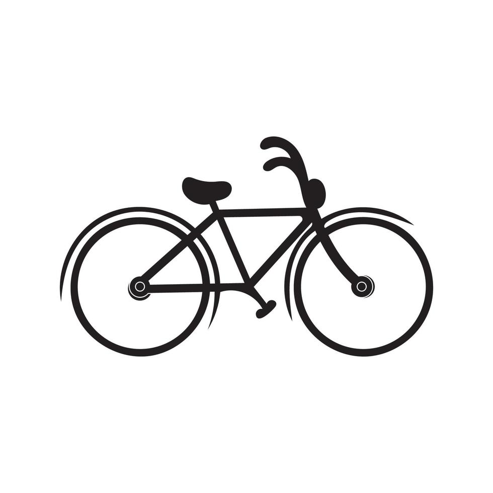 design de ilustração de logotipo de bicicleta vetor