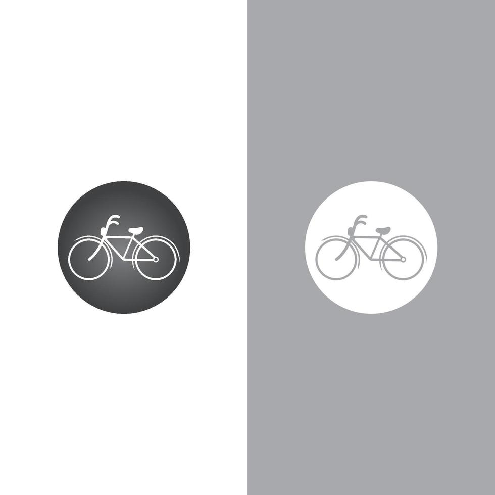 design de ilustração de logotipo de bicicleta vetor