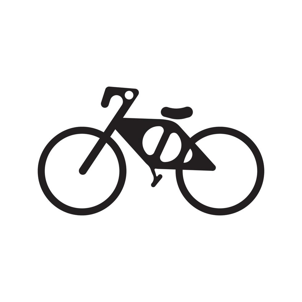 design de ilustração de logotipo de bicicleta vetor