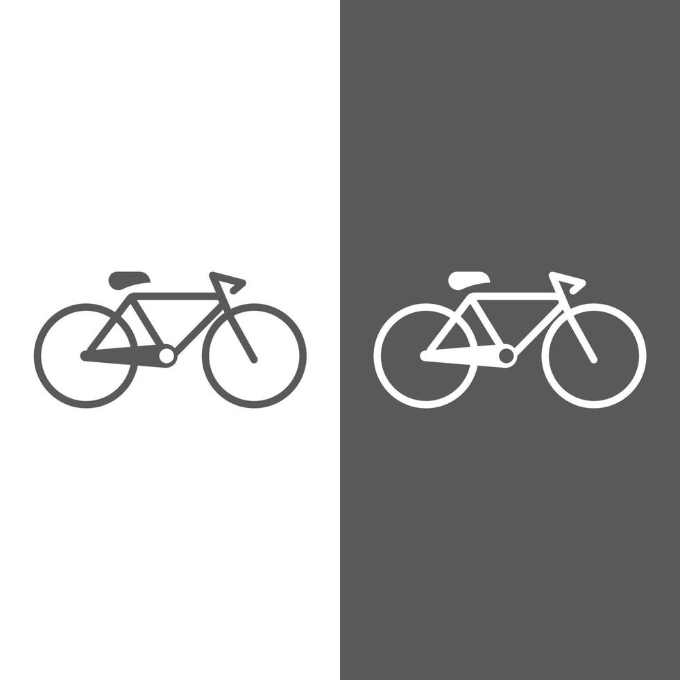 design de ilustração de logotipo de bicicleta vetor