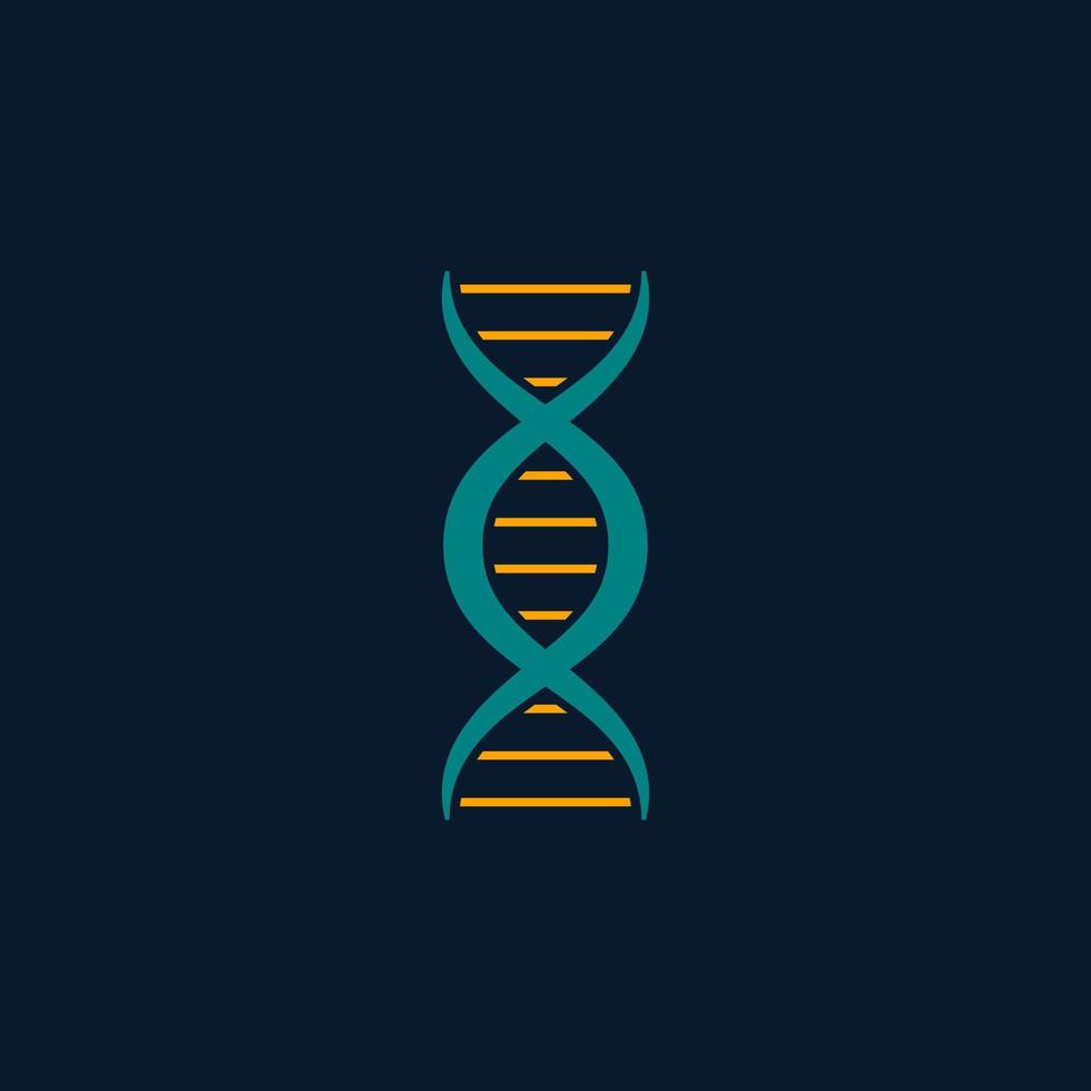 logotipo de design genético humano de dna. vetor