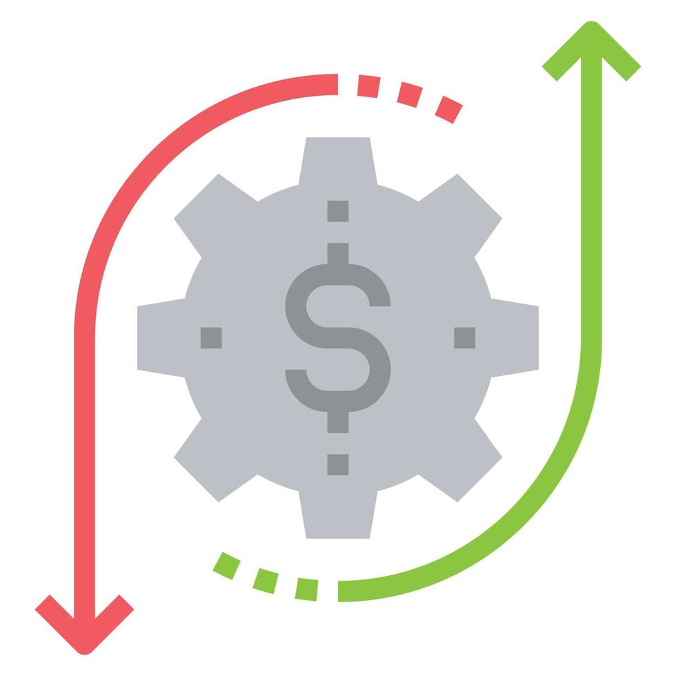 vrctor de ícone plano de crowdfunding. vetor