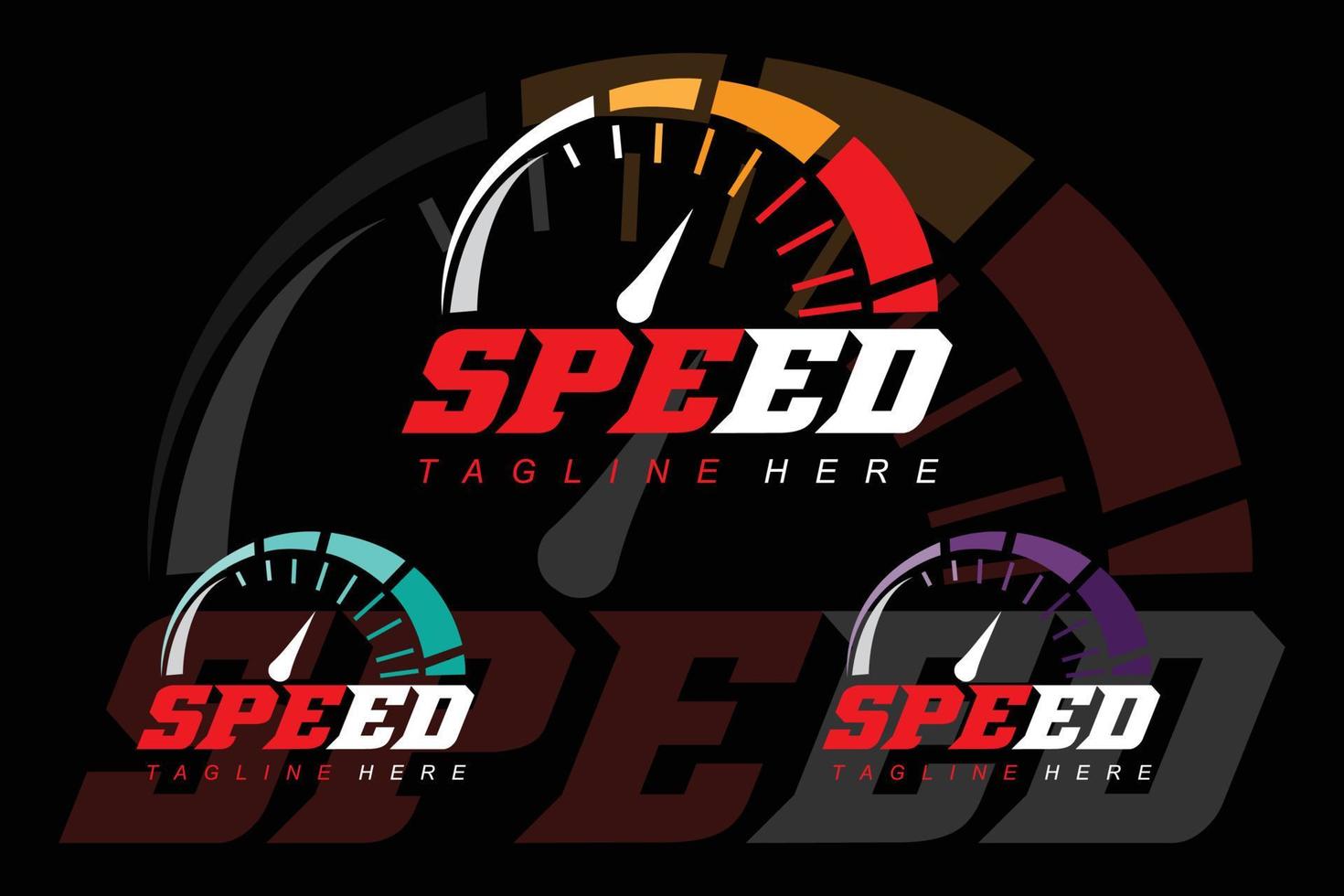 design de fundo de logotipo de corrida rápida, reparo de veículos automotivos, adequado para impressão de tela, adesivos, banners, equipes, empresas vetor