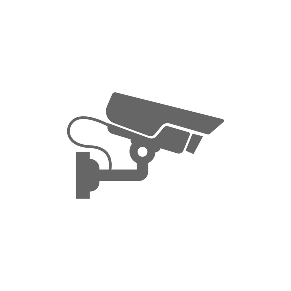 modelo de ilustração de design plano de ícone de cctv vetor