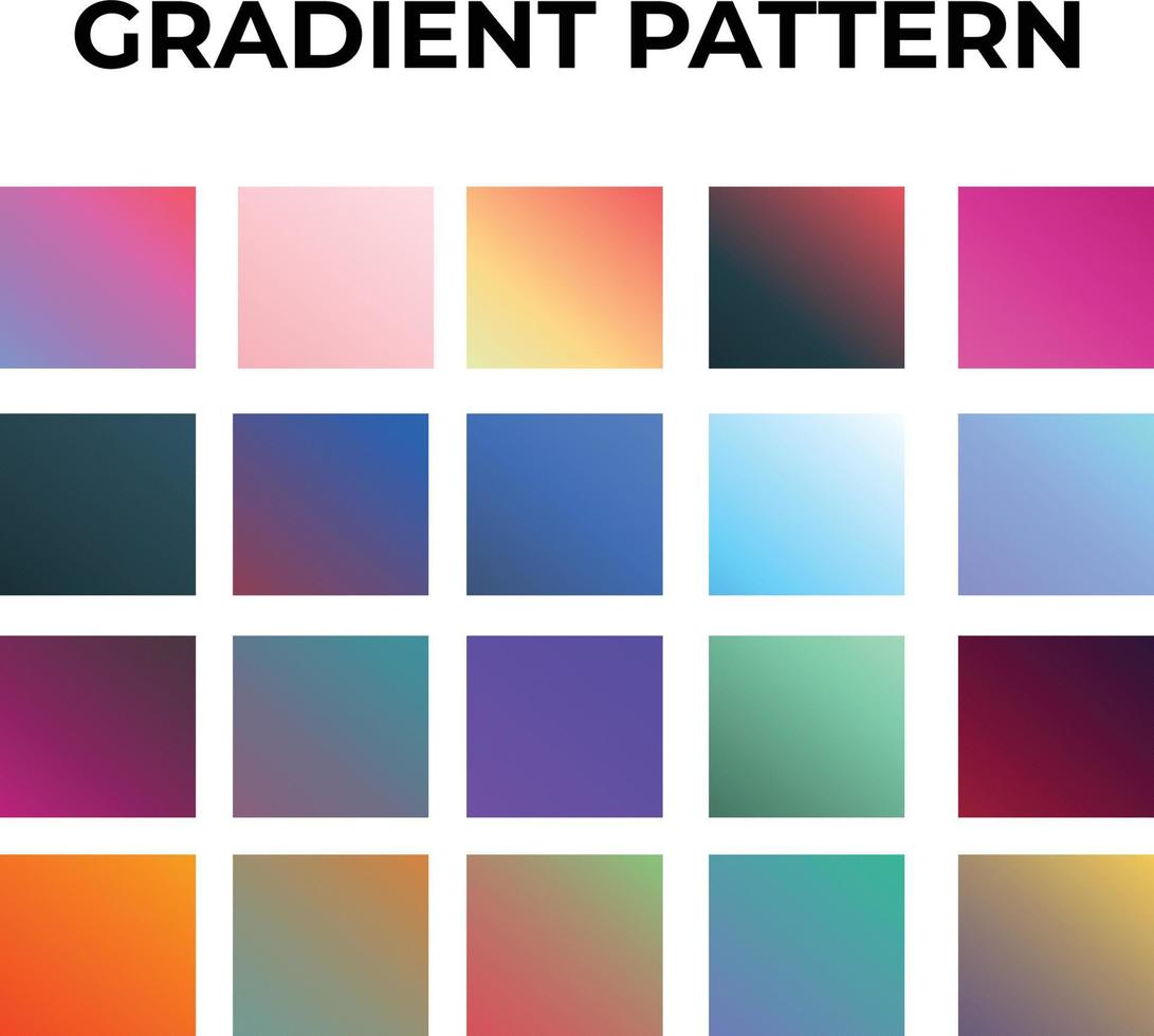 cor do padrão gradiente vetor