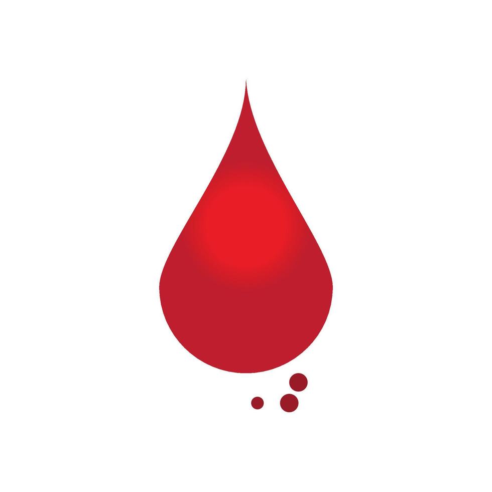 vetor de logotipo de sangue