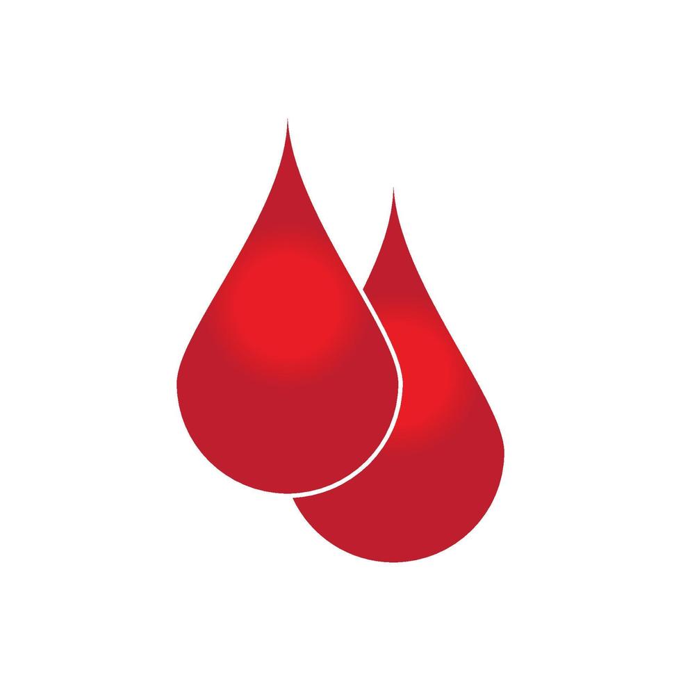 vetor de logotipo de sangue