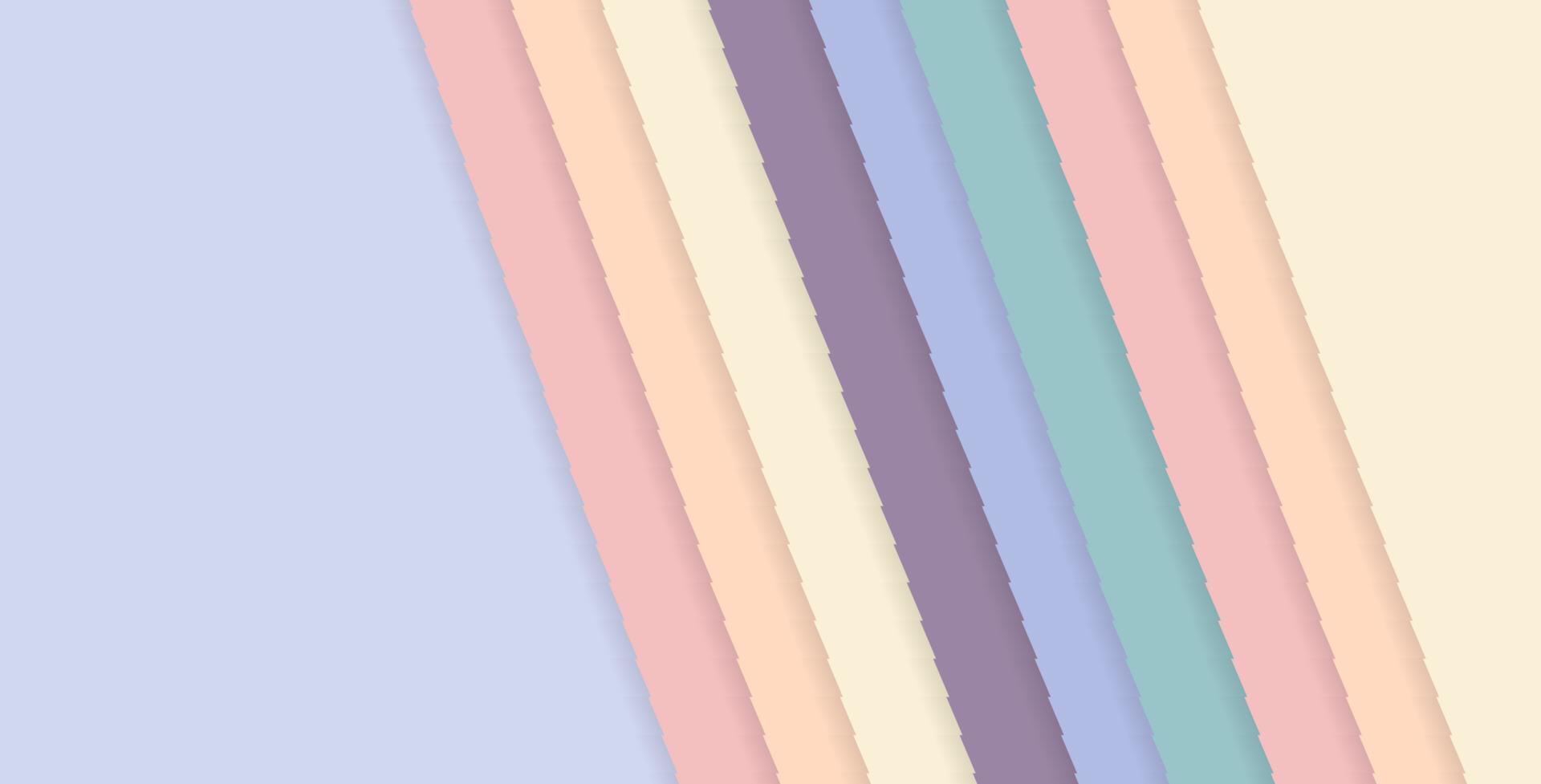 desenho geométrico abstrato com cor pastel com espaço de cópia vetor