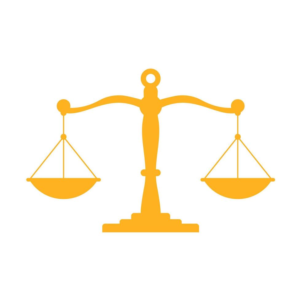 balanças antigas. o conceito de justiça em julgamentos judiciais de juízes. vetor