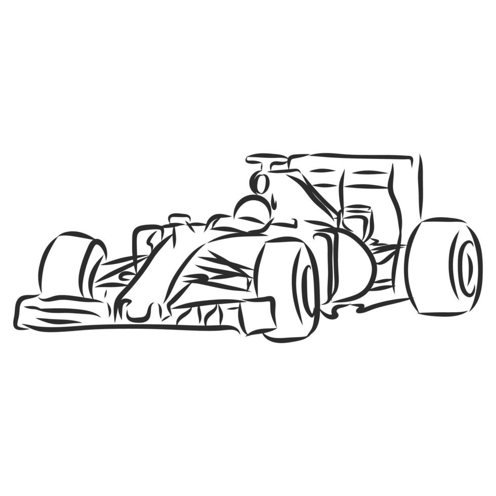 desenho vetorial de carro esportivo vetor