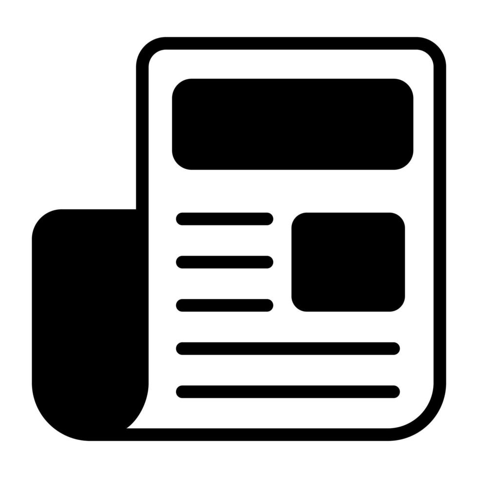 ícone de linha de vetor relacionado a finanças de documento. pixel de traçado editável perfeito.