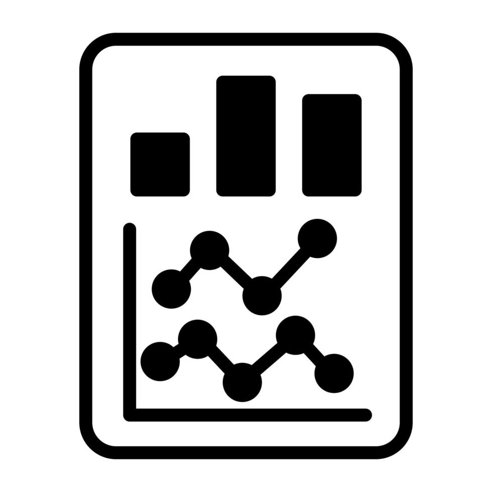 ícone de linha de vetor relacionado a finanças de relatório. pixel de traçado editável perfeito.