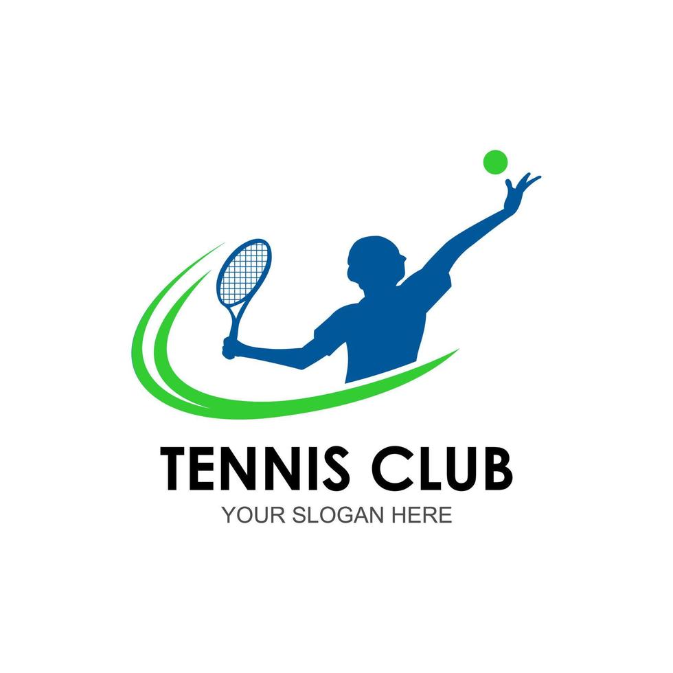 logotipo do tenista vetor