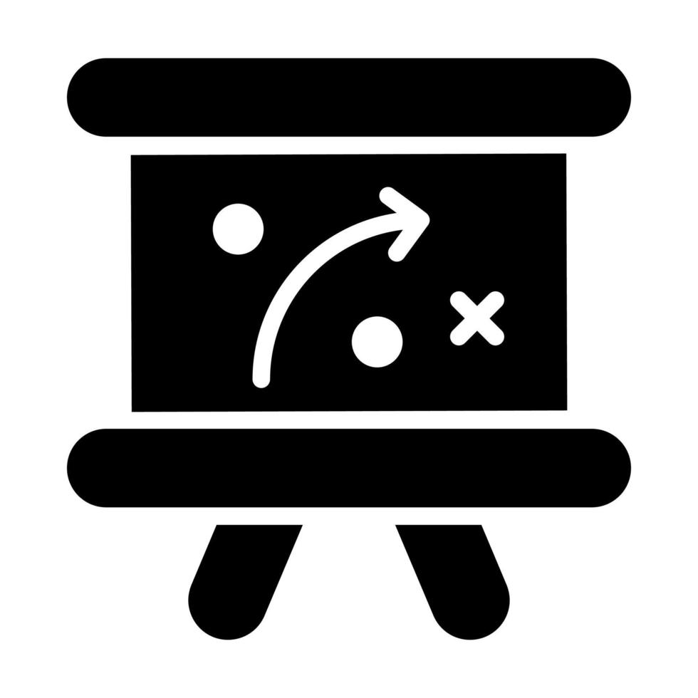 ícone de linha de vetor relacionado ao conselho de estratégias. pixel de traçado editável perfeito.