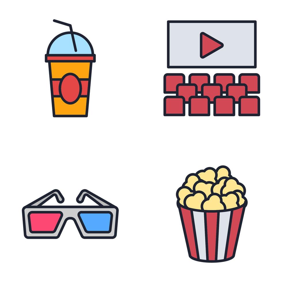 modelo de símbolo de ícone de conjunto de entretenimento para ilustração em vetor de logotipo de coleção de design gráfico e web