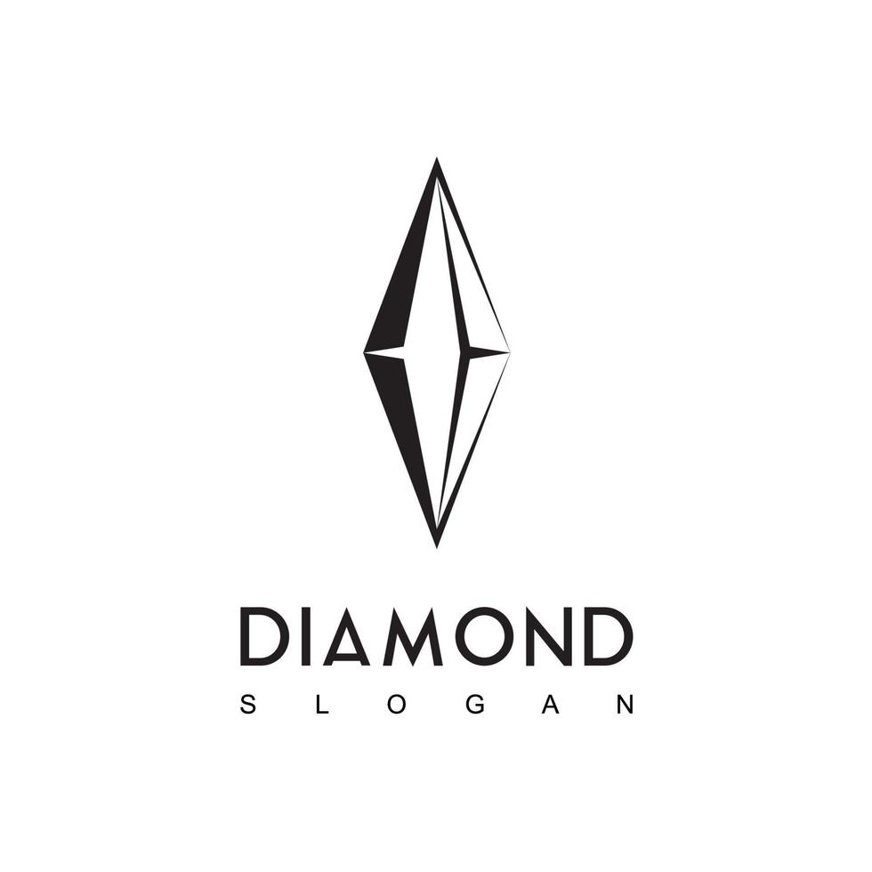 logotipo de diamante vetorial vetor
