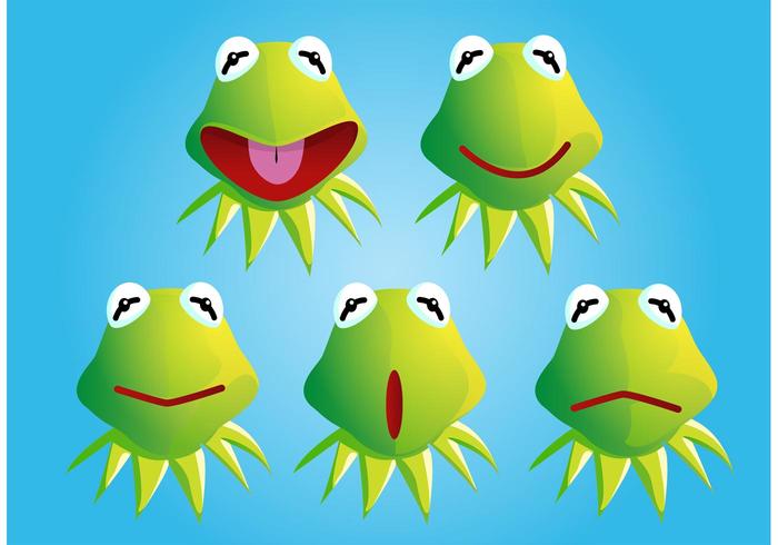 Kermit the Frog Face Vectors