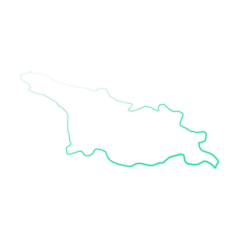 mapa da geórgia ilustrado vetor