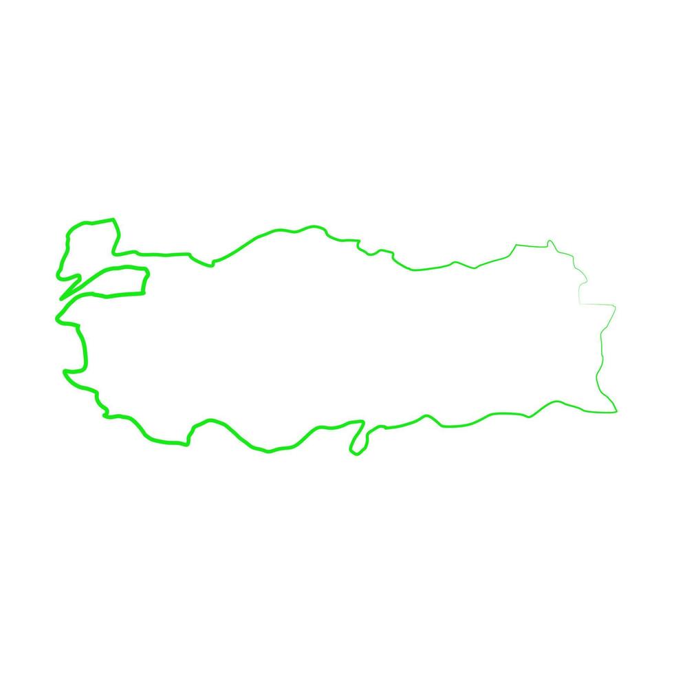 mapa ilustrado da turquia vetor