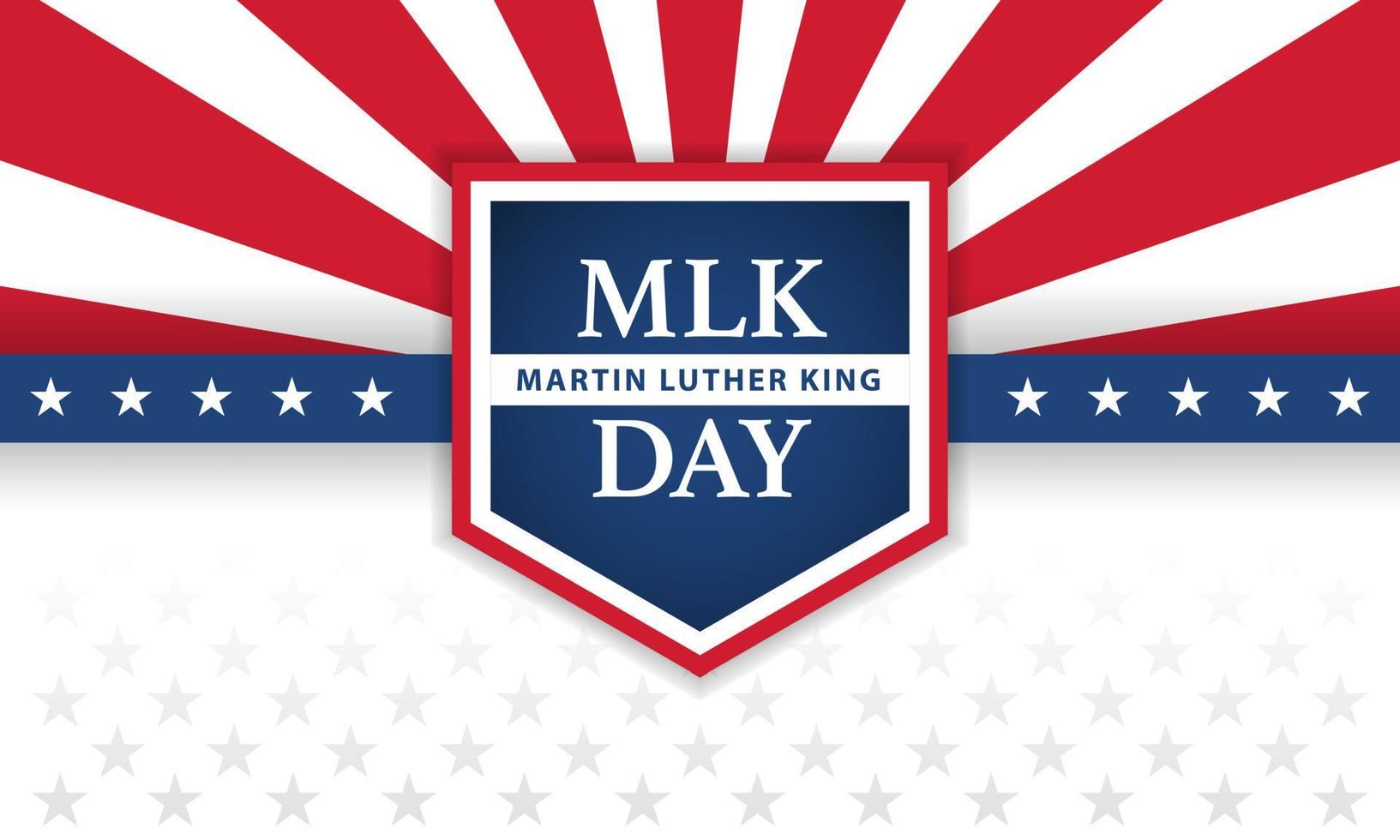 design de layout de banner do dia de martin luther king, ilustração vetorial vetor