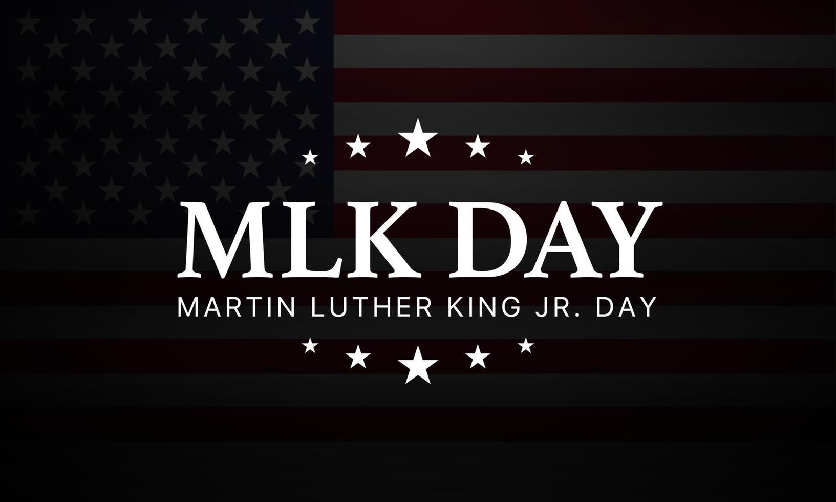 design de layout de banner do dia de martin luther king, ilustração vetorial vetor