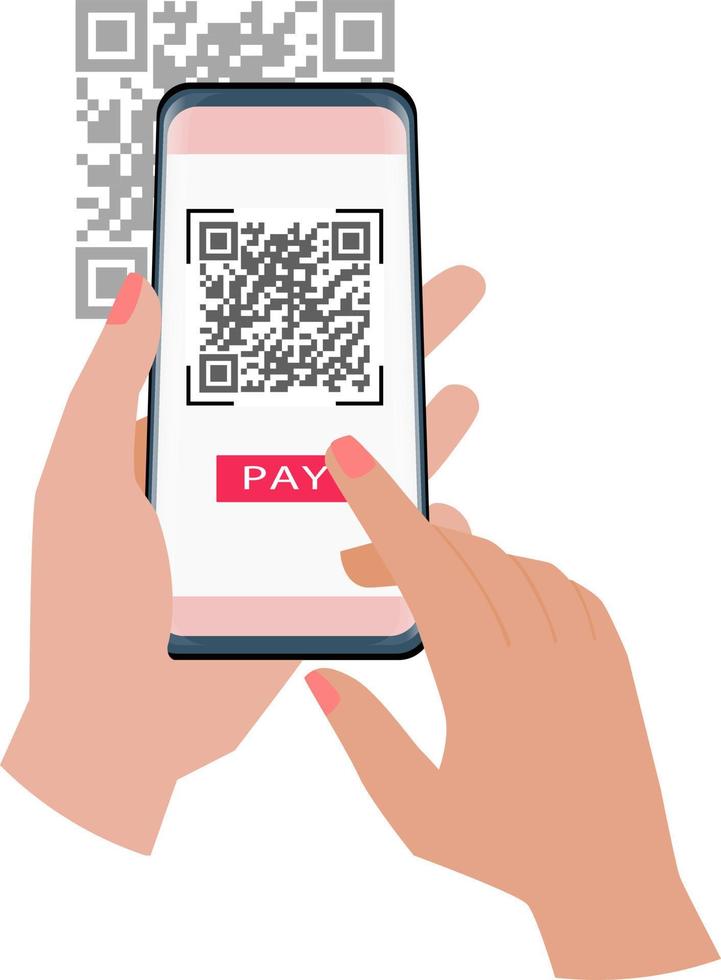 escanear o código qr vetor