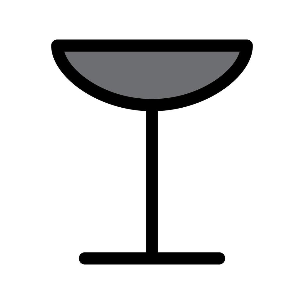 gráfico de ilustração vetorial de ícone de copo de vinho vetor