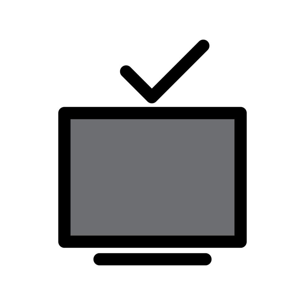gráfico de ilustração vetorial de ícone de televisão vetor