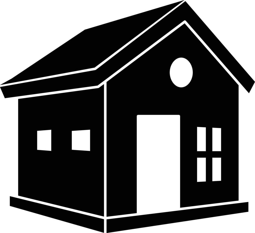ícone de vetor de casa que pode ser facilmente modificado ou editado