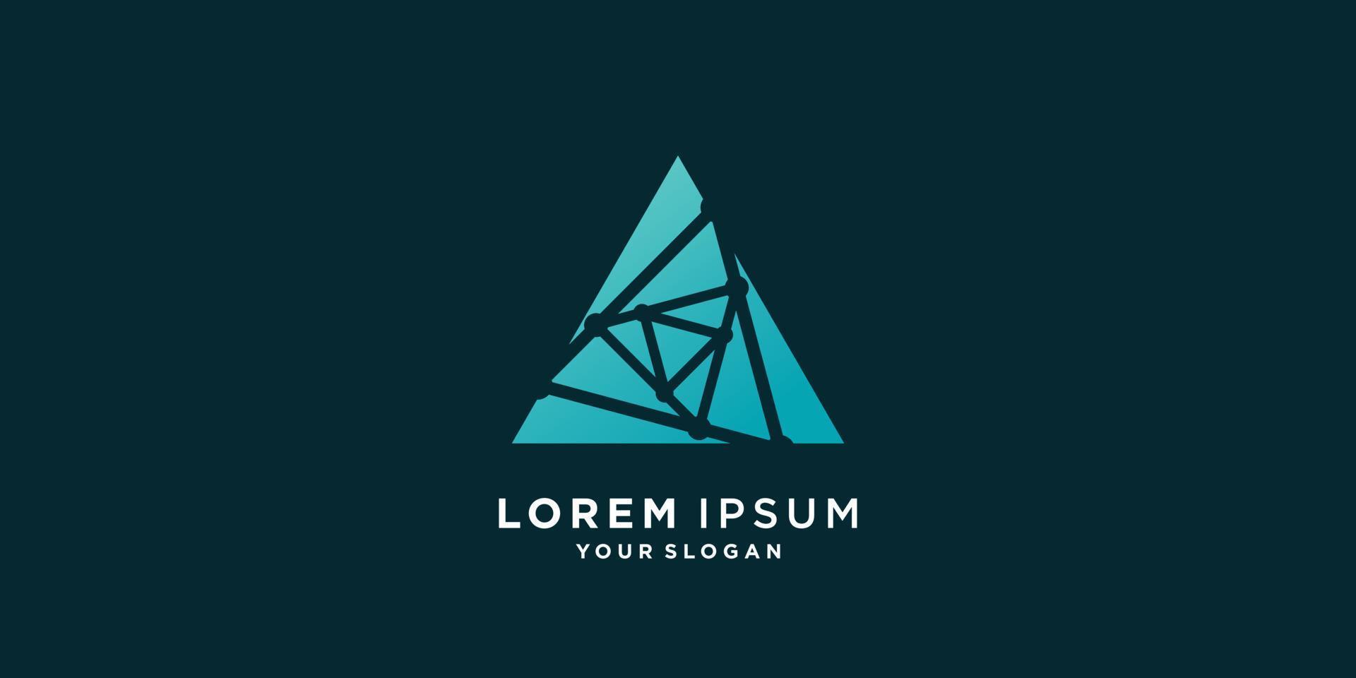 resumo de logotipo de geometria com vetor premium de estilo criativo parte 5