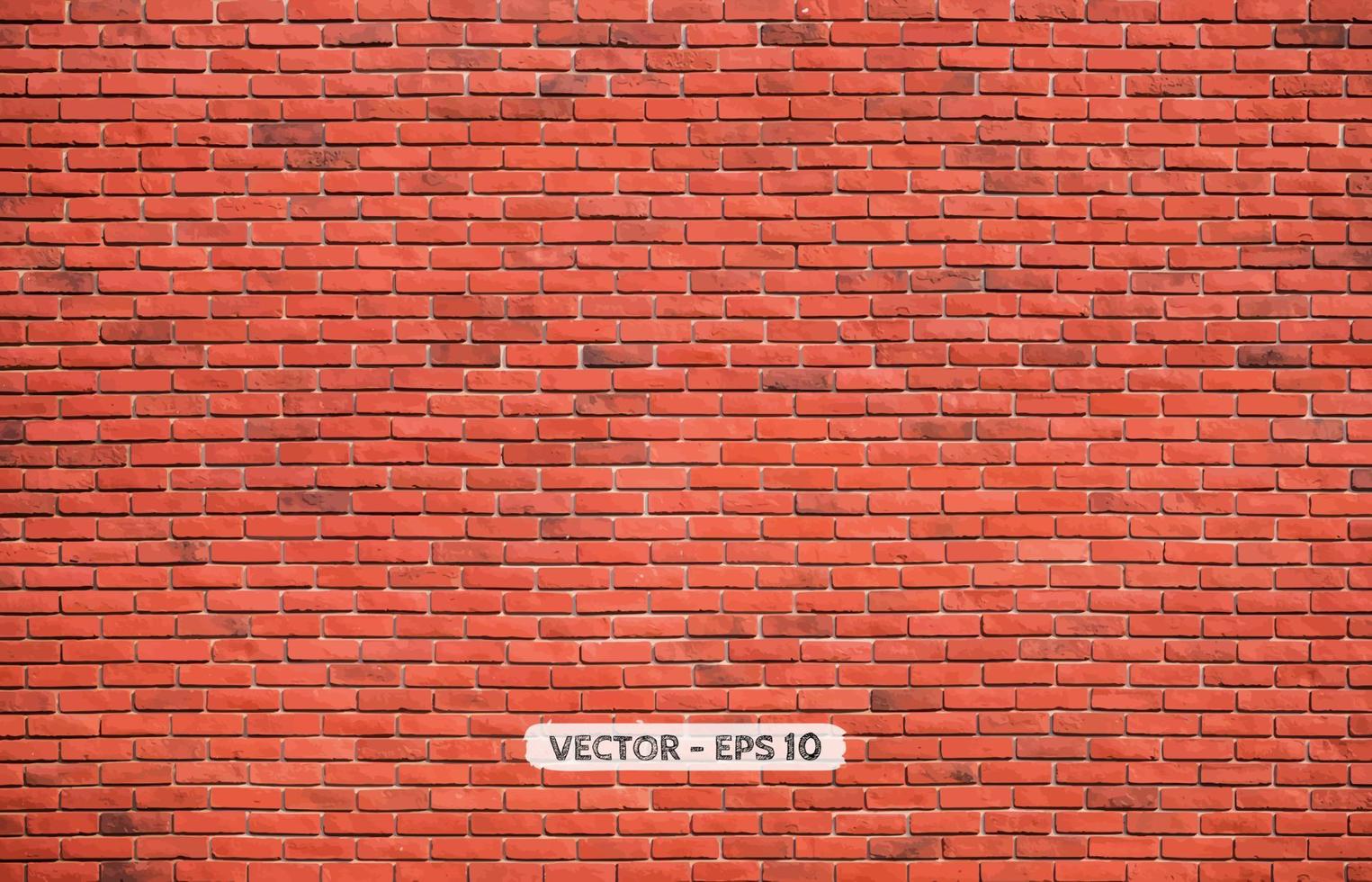 parede de tijolos de bloco marrom vermelho fundo de textura lindamente organizado vetor
