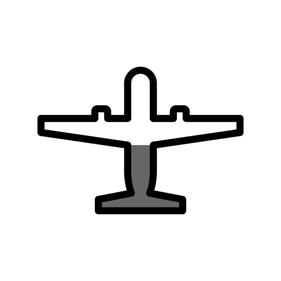 gráfico de ilustração vetorial de ícone de avião vetor