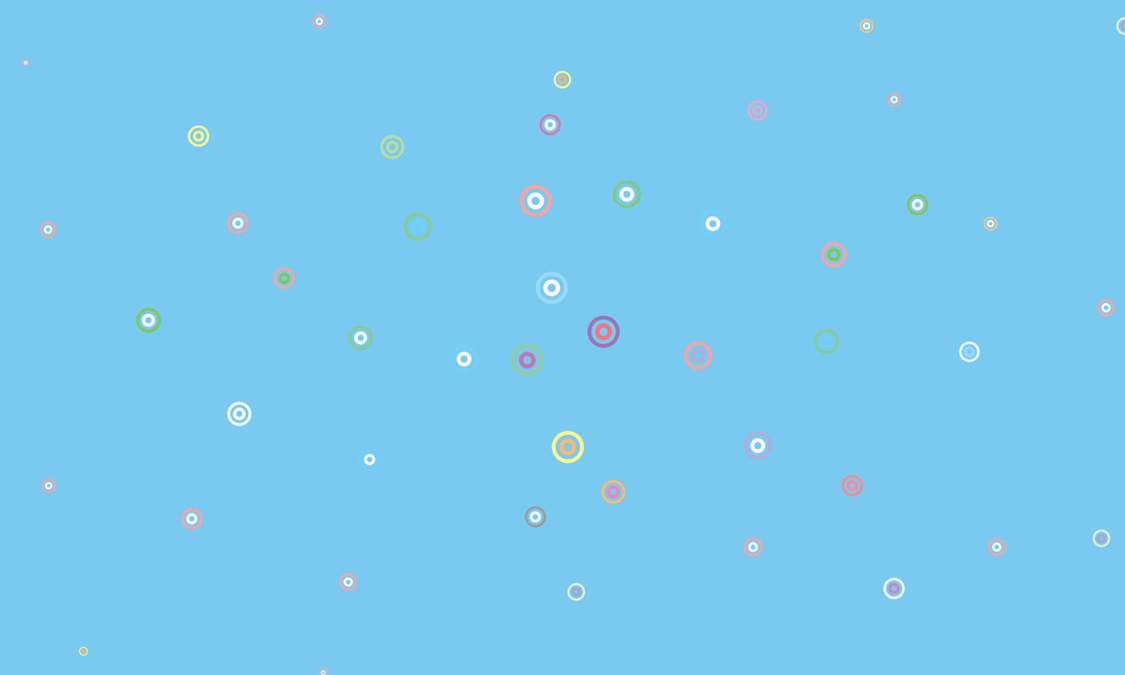 luz de fundo vector multicolor com bolhas.