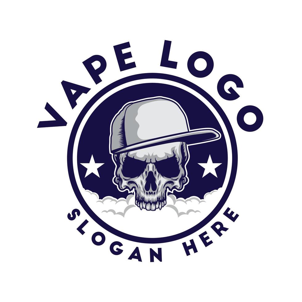 logotipo vape para loja de vapor vetor