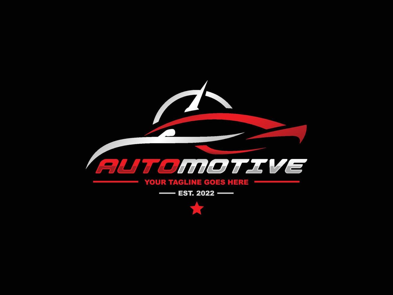 ilustração em vetor design de logotipo automotivo. vetor de logotipo do carro