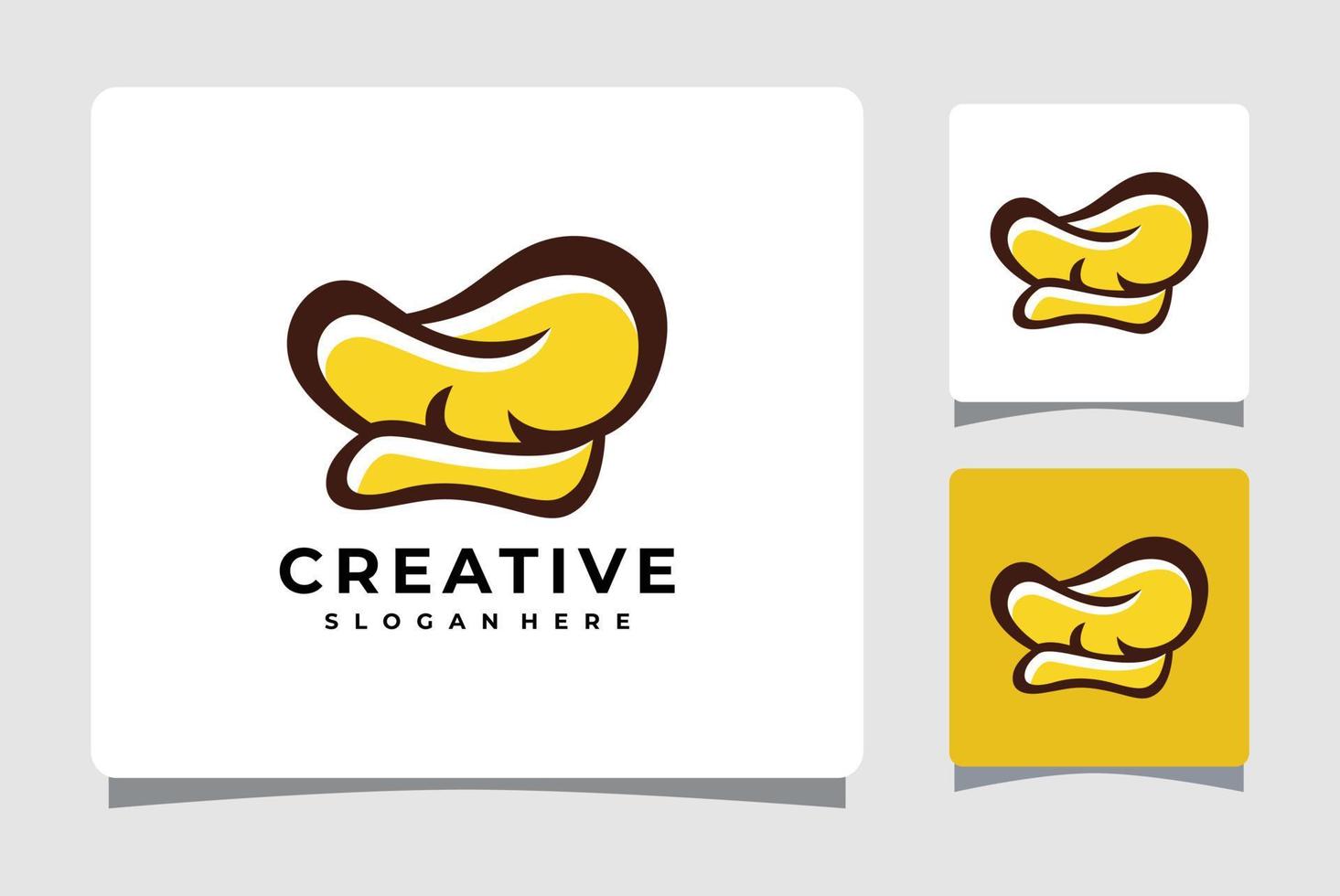inspiração de design de modelo de logotipo de restaurante de chapéu de chef vetor