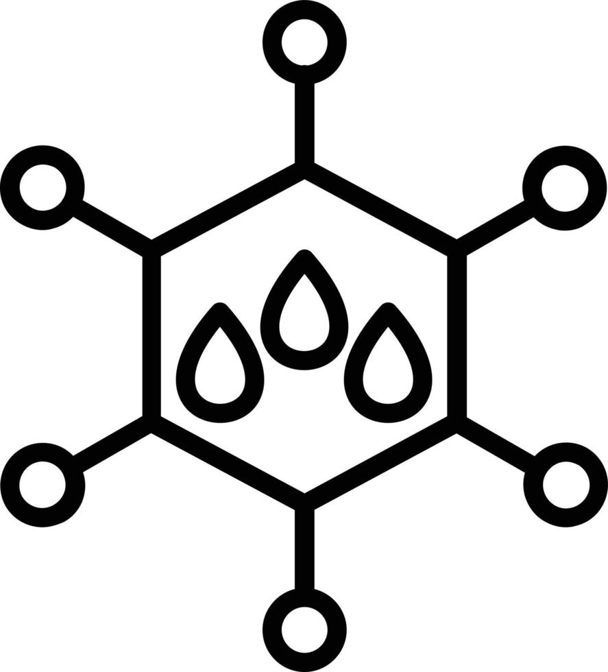 ícone de linha de vetor nano